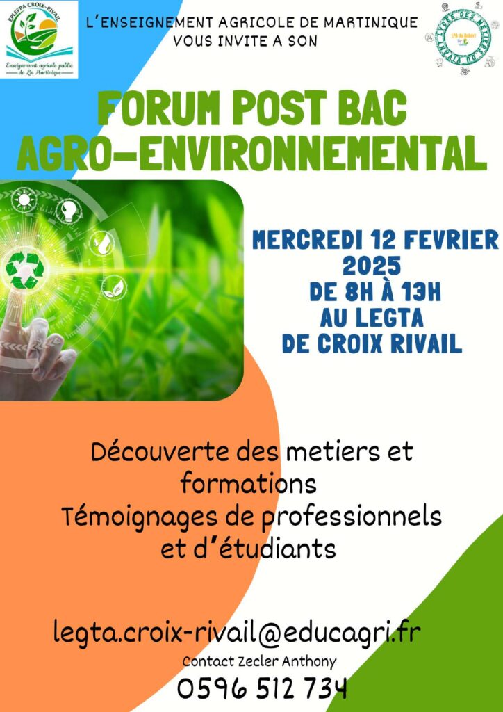 Affiche forum post BAC Agro-Environnemental